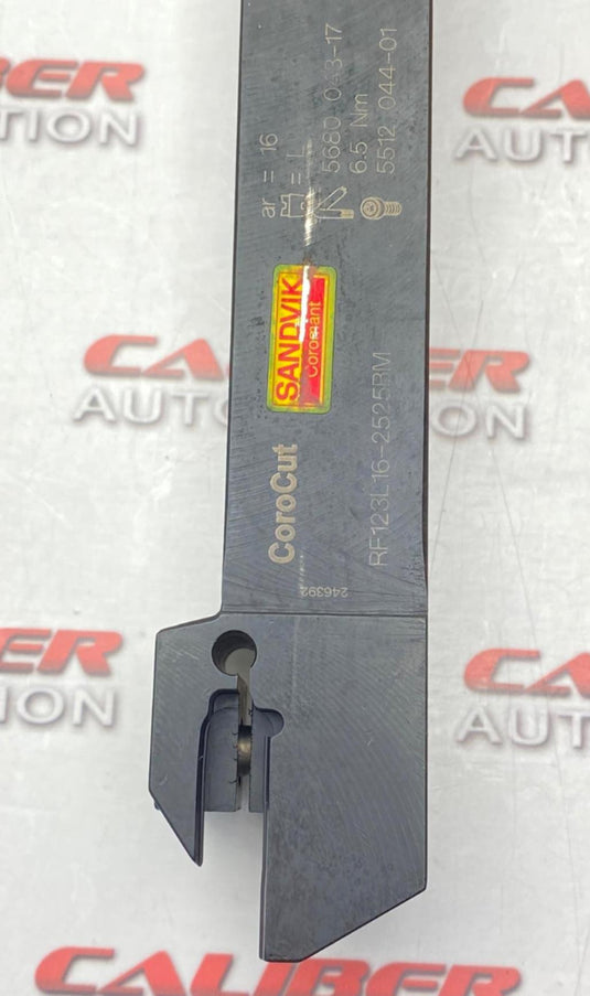 SANDVIK RF123L16-2525BM Indexable Grooving Toolholder (USED) - Caliber Automation Online Store