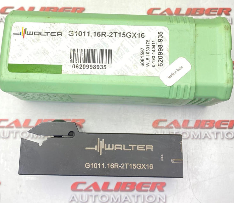 Load image into Gallery viewer, WALTER G1011.16R-2T15GX16  Grooving Tool Holder (USED SHORT) - Caliber Automation Online Store
