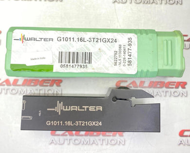 WALTER G1011.16L-3T21GX24 Indexable Grooving Tool Holder (USED SHORT) - Caliber Automation Online Store