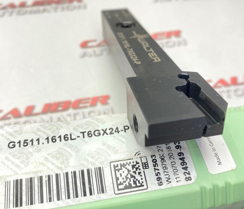 Load image into Gallery viewer, WALTER G1511.1616L-T6GX24-P Indexable Grooving Tool Holder (NEW) - Caliber Automation Online Store
