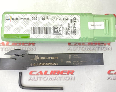 WALTER G1011.1616R-3T12GX24 Indexable Grooving Tool Holder (NEW) - Caliber Automation Online Store