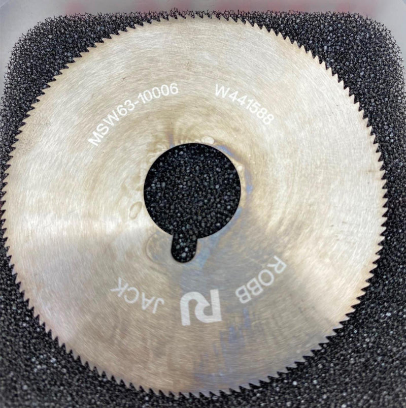 Load image into Gallery viewer, ROBB JACK MSW63-10006 Carbide Slitting Saws 63mmx0.40mmx16mm (NEW) - Caliber Automation Online Store

