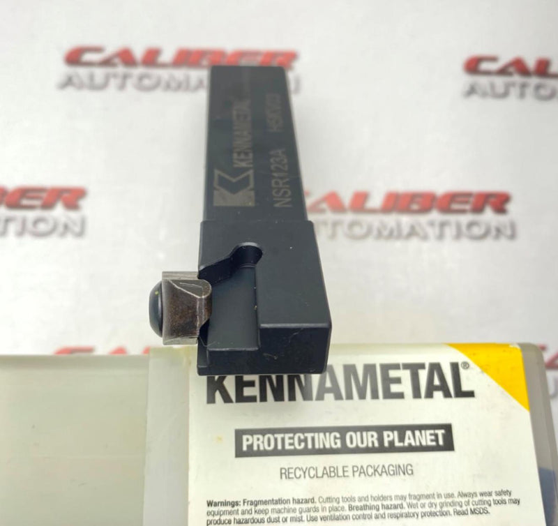 Load image into Gallery viewer, KENNAMETAL NSR123A Lathe Threading Tool Holder (NEW) - Caliber Automation Online Store
