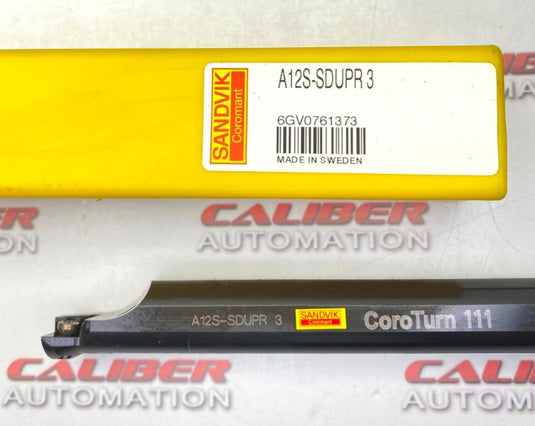 SANDVIK A12S-SDUPR 3 Indexable Boring Bar (NEW) - Caliber Automation Online Store