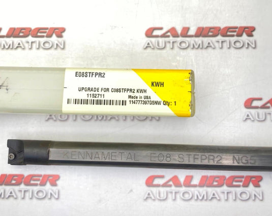 KENNAMETAL E08-STFPR2 NG5 Carbide Coolant Thu Indexable Boring Bar (NEW) - Caliber Automation Online Store