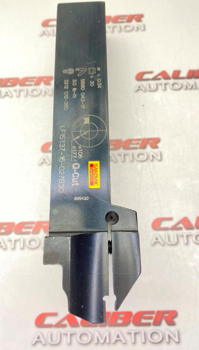 Load image into Gallery viewer, SANDVIK LF151.37-16-027B30 Indexable Grooving Toolholder (NEW) - Caliber Automation Online Store
