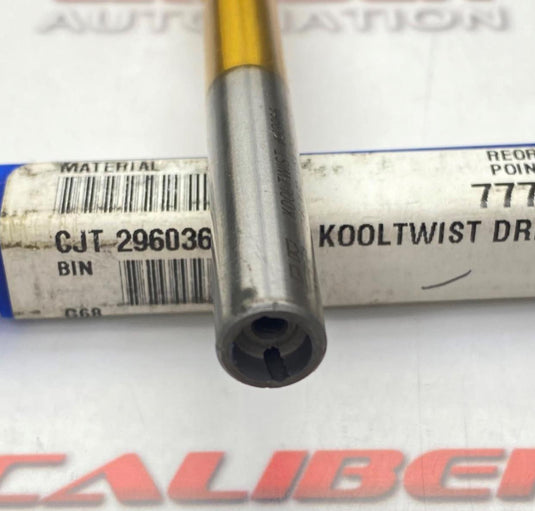CJT KOOLTWIST 29603680 Coolant Thru Carbide  Drill  (NEW) - Caliber Automation Online Store