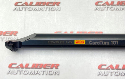 SANDVIK A12S-SDUCR 2-EX Coolant Thru, Indexable Boring Bar (USED) - Caliber Automation Online Store