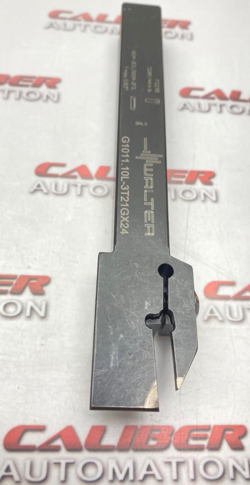 Load image into Gallery viewer, WALTER G1011.10L-3T21GX24 Grooving Tool Holder (USED) - Caliber Automation Online Store
