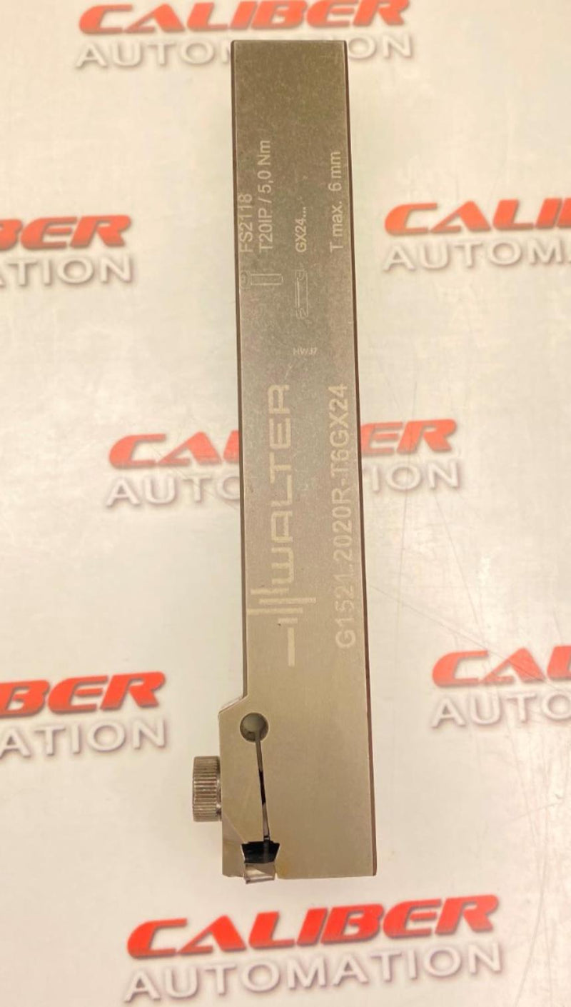 Load image into Gallery viewer, WALTER G1521.2020R-T6GX24 GroovingTool Holder (USED) - Caliber Automation Online Store
