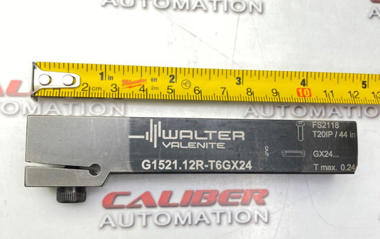 WALTER G1521.12R-T6GX24 GroovingTool Holder (SHORT) (USED) - Caliber Automation Online Store
