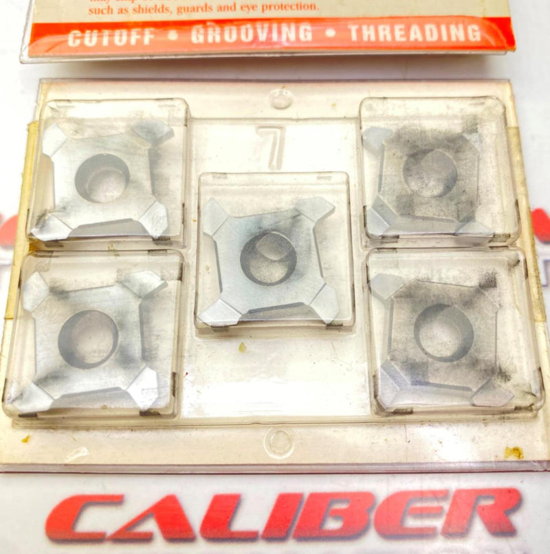 Load image into Gallery viewer, MANCHESTER 5710M45 Qty5 Carbide Grooving/Threading Inserts (NEW) - Caliber Automation Online Store
