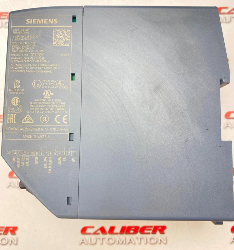 Load image into Gallery viewer, SIEMENS 6EP4134-3AB00-0AY0 SITOP UPS1600 Power Supply (USED) - Caliber Automation Online Store
