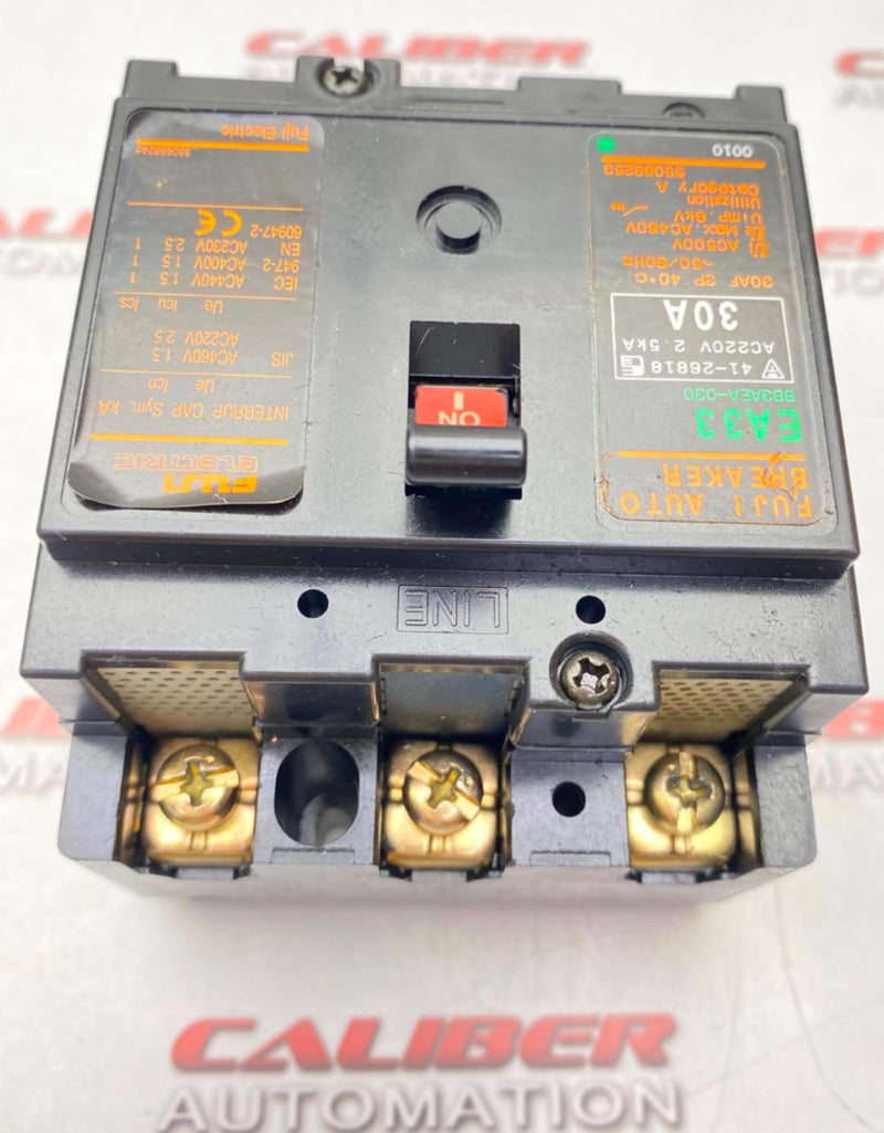 Load image into Gallery viewer, FUJI ELECTRIC EA33 CIRCUIT BREAKER (USED) - Caliber Automation Online Store
