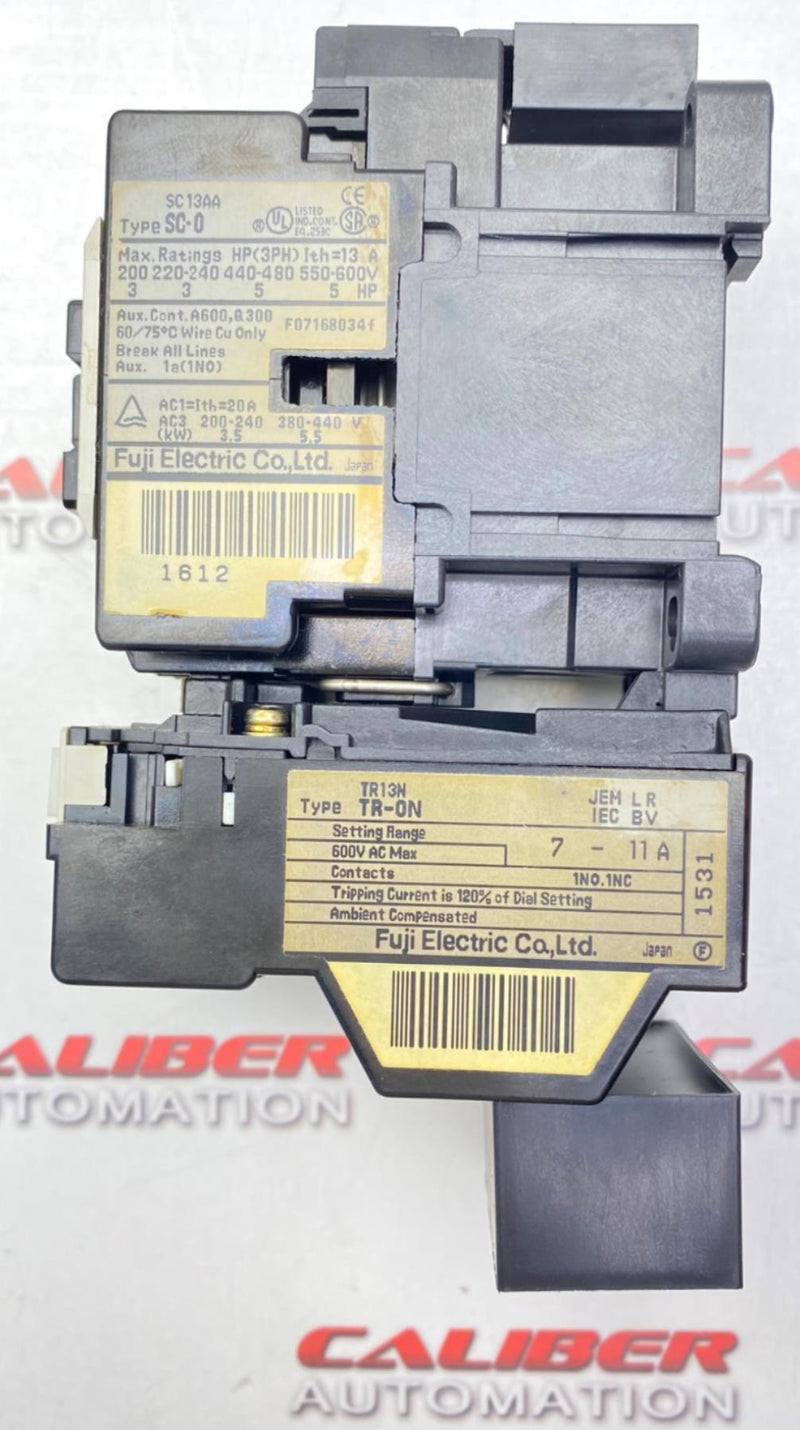 Load image into Gallery viewer, FUJI ELECTRIC SC-0 &amp; TK-0N Contactor (USED) - Caliber Automation Online Store
