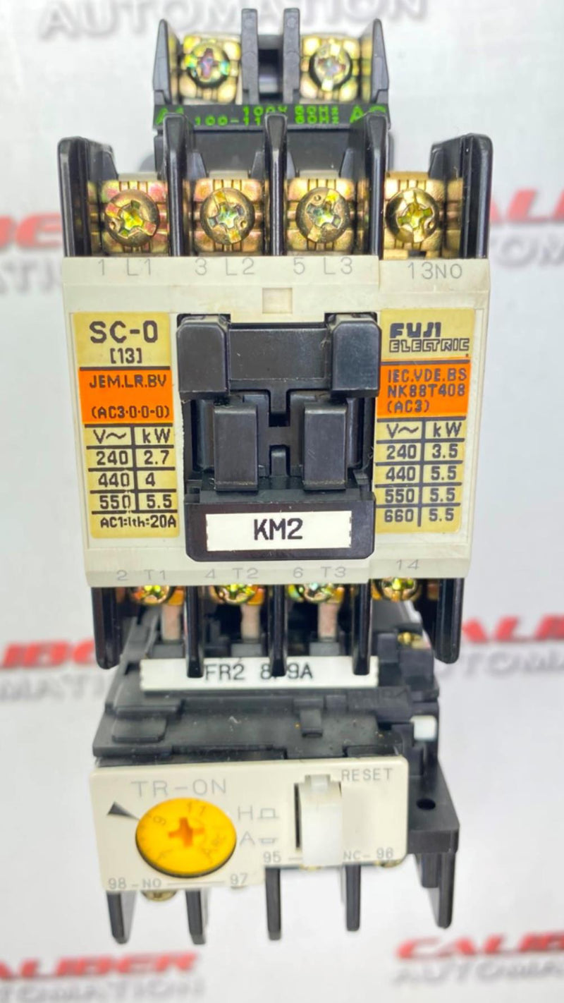 Load image into Gallery viewer, FUJI ELECTRIC SC-0 &amp; TK-0N Contactor (USED) - Caliber Automation Online Store
