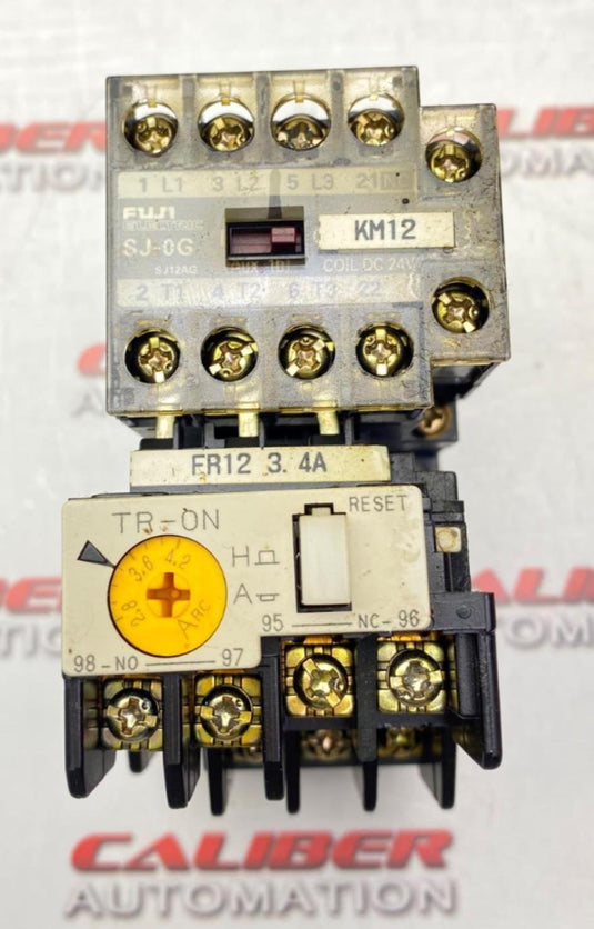 FUJI ELECTRIC SJ-0G & TR-ON Magnetic Contactor (USED) - Caliber Automation Online Store