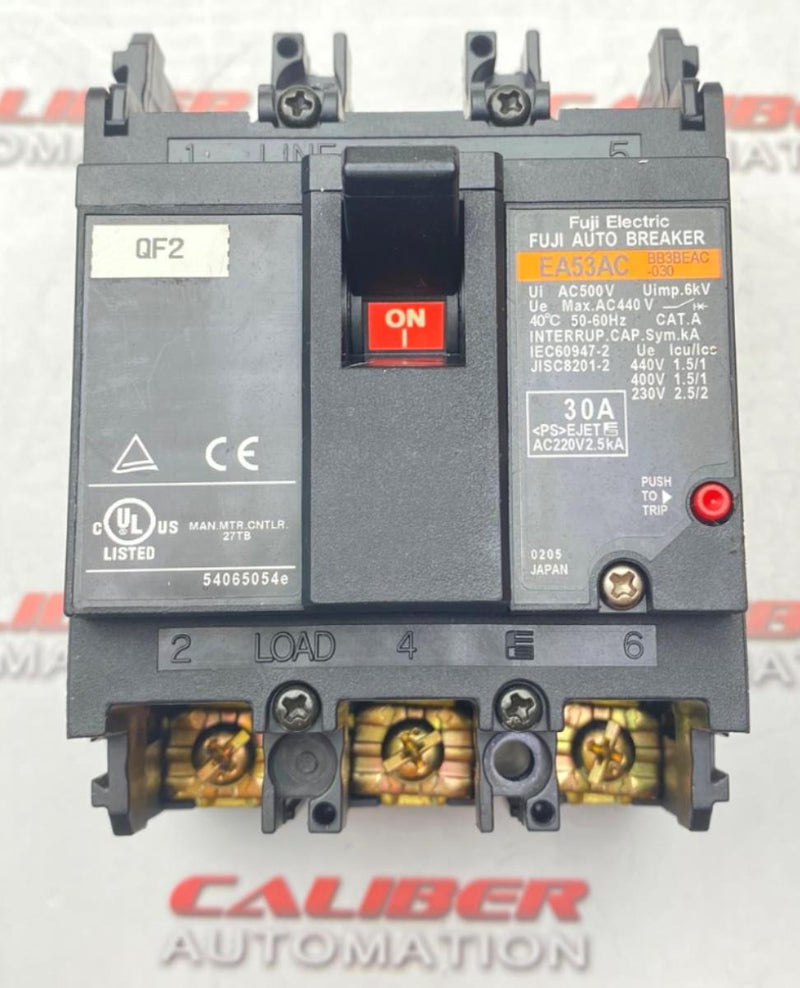 Load image into Gallery viewer, FUJI ELECTRIC EA53AC CIRCUIT BREAKER (USED) - Caliber Automation Online Store
