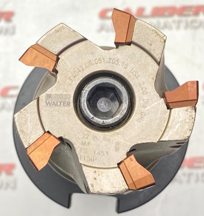 Load image into Gallery viewer, PARLEC C40-75SM1 Collet Chuck Tool Holder with WALTER F4042.UB.051.Z05.15 (USED) - Caliber Automation Online Store
