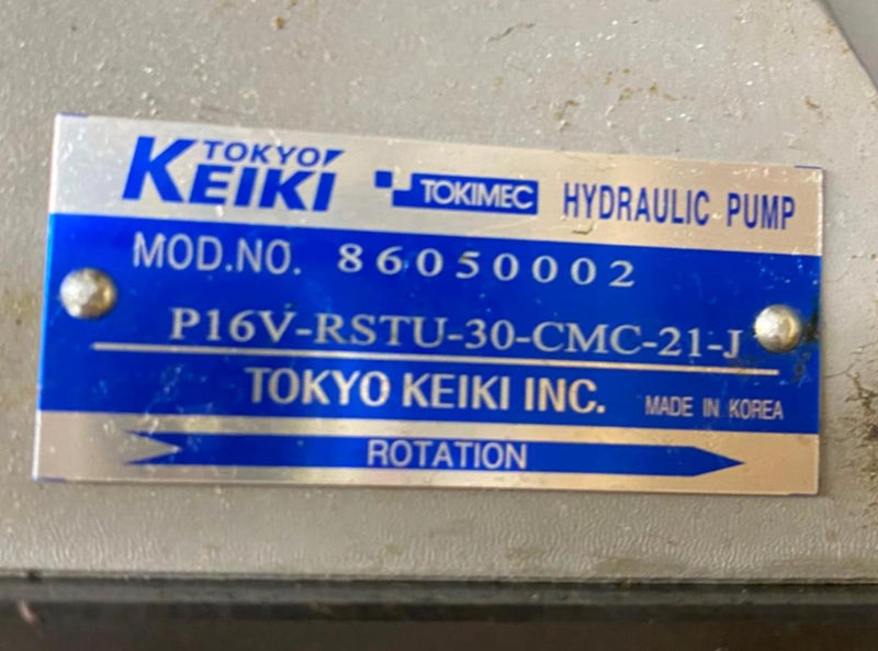 Load image into Gallery viewer, TOKYO KEIKI P16V-RSTU-0-CMC-21-J Hydraulic Pump (USED) - Caliber Automation Online Store
