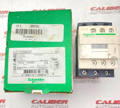 SCHNEIDER LC1D09G7 AC Contactor 120V (NEW) - Caliber Automation Online Store