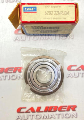 SKF 6202 2ZNRJEM Ball Bearing (NEW) - Caliber Automation Online Store