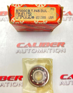 FAG B7000CB.T.P4S.DUL  Angular Contact Ball Bearing (NEW) - Caliber Automation Online Store