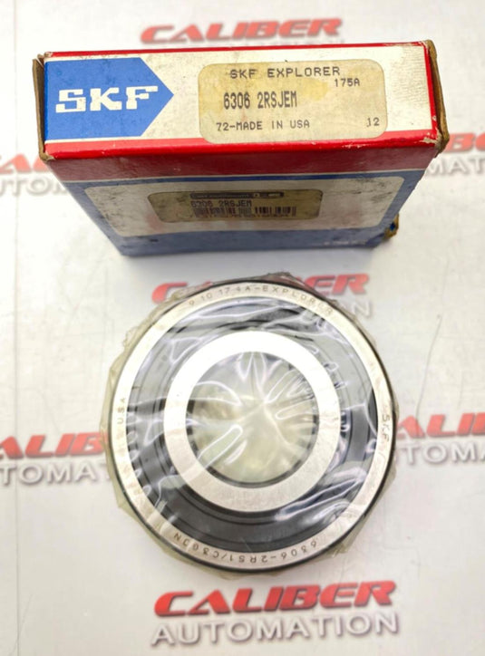 SKF 6306 2RSJEM Deep Groove Ball Bearing (NEW) - Caliber Automation Online Store