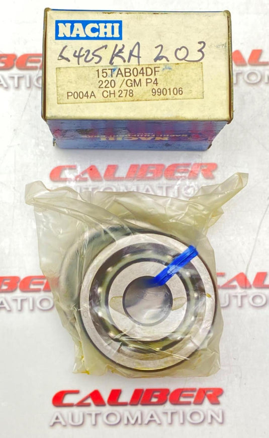 NACHI  15TAB04DF 220/GM P4 Screw Support Super Precision Ball Bearing (NEW) - Caliber Automation Online Store