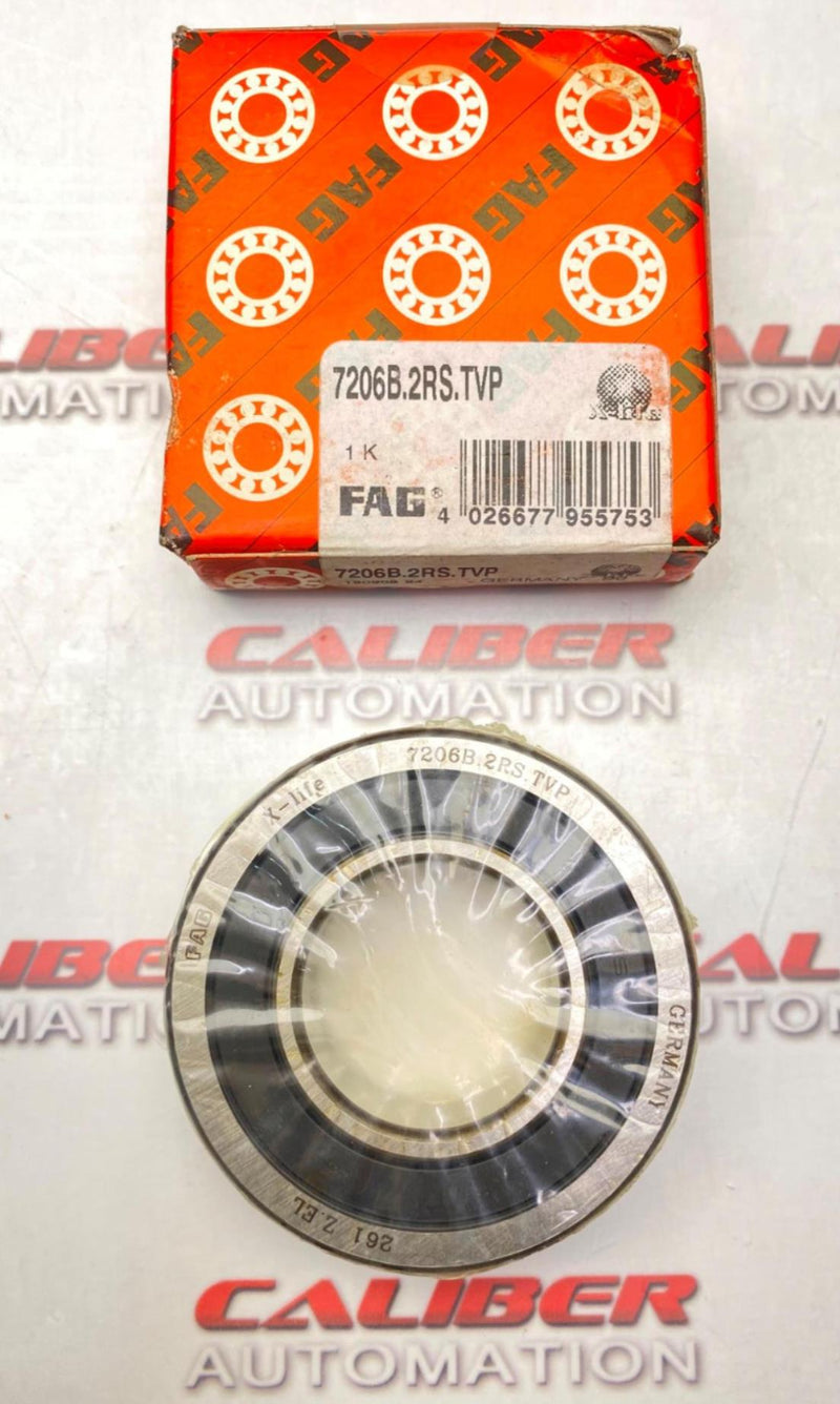 Load image into Gallery viewer, FAG 7206B 2RS TVP Angular Contact Ball Bearing (NEW) - Caliber Automation Online Store
