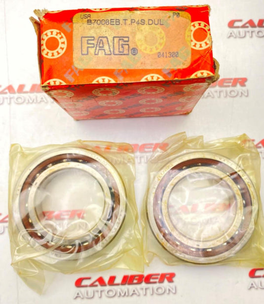 FAG B7008EB T P4S DUL Bearing (2 PER BOX) (NEW) - Caliber Automation Online Store