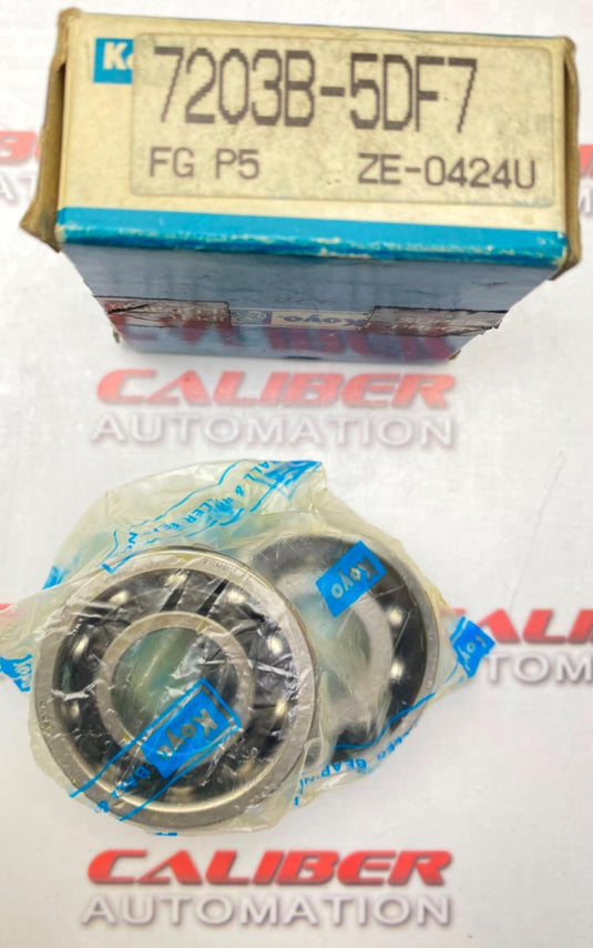 KOYO 7203B-5DF7 Angular Contact Bearing (NEW) - Caliber Automation Online Store