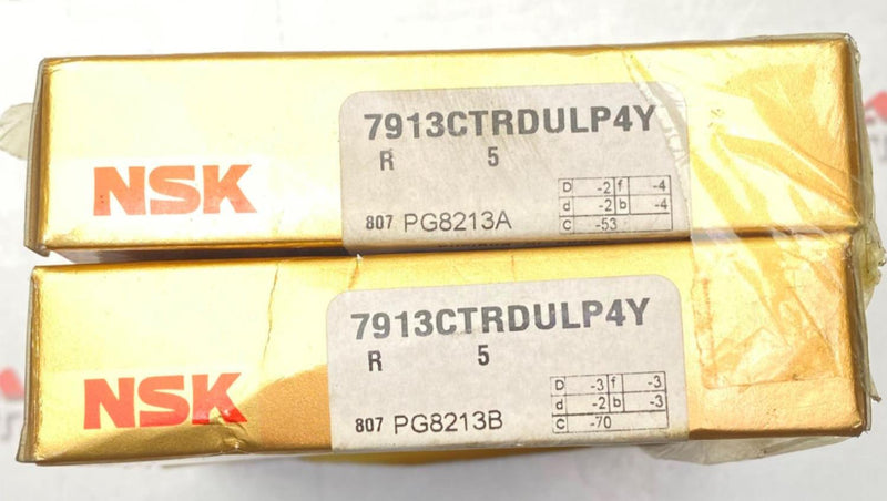 Load image into Gallery viewer, NSK 7913CTRDULP4Y Super Precision Bearing (Set of 2) (NEW) - Caliber Automation Online Store
