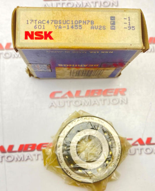 NSK 17TAC47BSUC10PN7B Ball Screw Support Bearing (NEW) - Caliber Automation Online Store