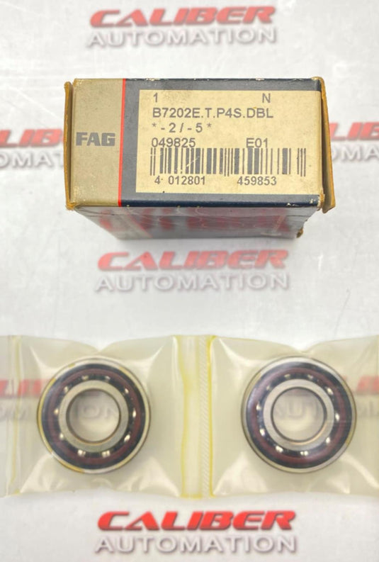 FAG B7202E.T.P4S.DBL  Angular Contact Bearing (NEW) - Caliber Automation Online Store