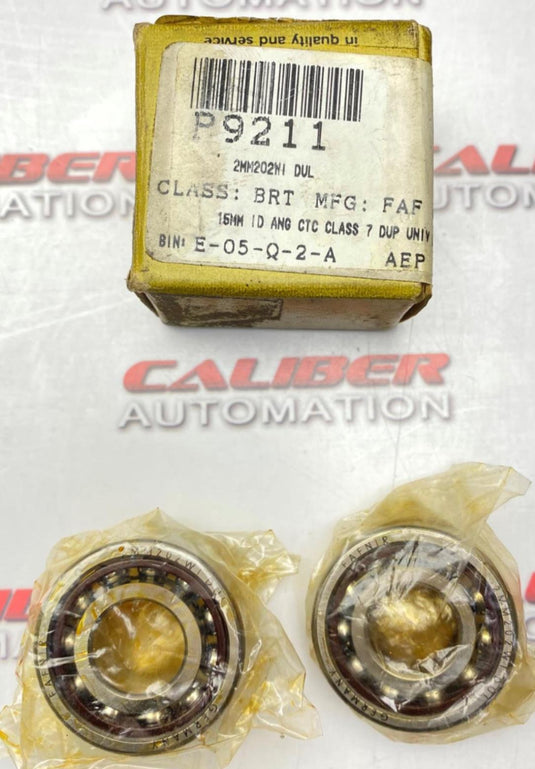 FAFNIR 2MM202WI DUL Super Precision Ball Bearing (NEW) - Caliber Automation Online Store