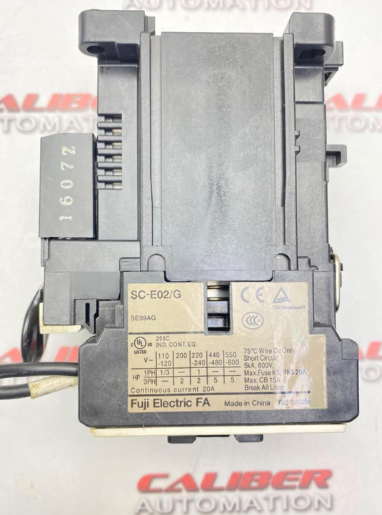 FUJI ELECTRIC SC-E02/G Contactor Coil (USED) - Caliber Automation Online Store