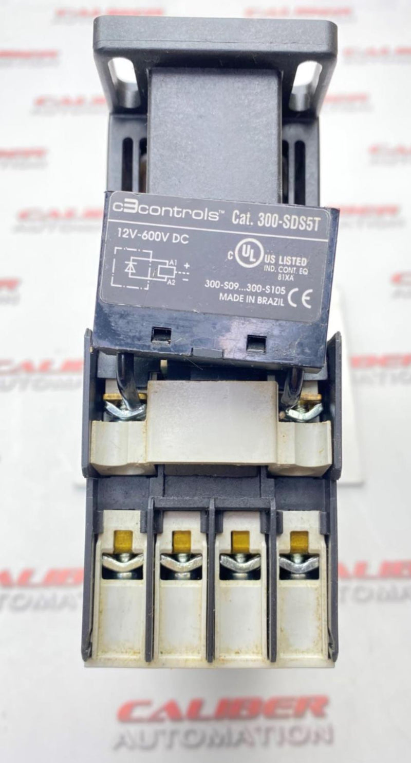 Load image into Gallery viewer, C3 CONTROLS 300-S09N30 Contactor  W/320-B2 Thermal Overload Relay (USED) - Caliber Automation Online Store
