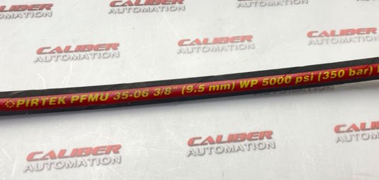 PIRTEK PFMU 35-06 3/8"(9.5mm) WP 5000 pis (350bar) Hydraulic Hose (USED) - Caliber Automation Online Store