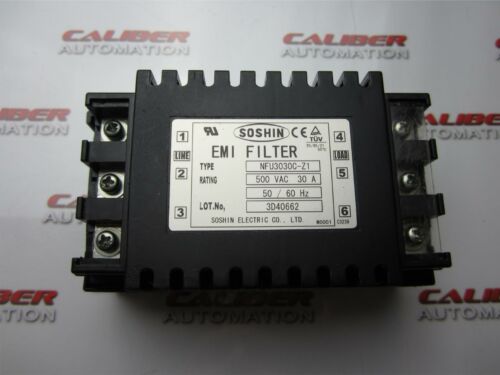 SOSHIN EMI FILTER NFU3030C-Z1 - Caliber Automation Online Store
