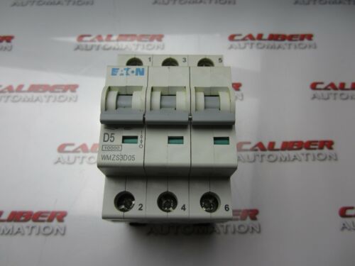 Load image into Gallery viewer, EATON WMZS3D05 3 Pole 5A Circuit Breaker - Caliber Automation Online Store
