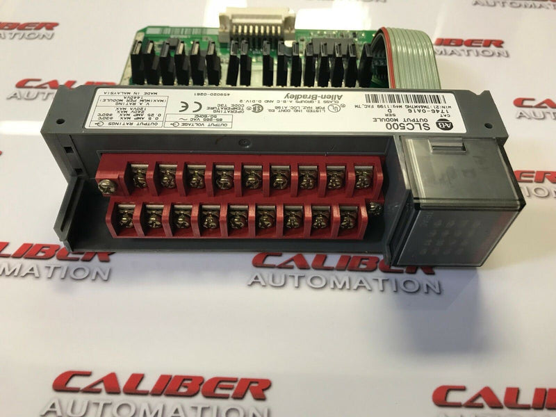 Load image into Gallery viewer, Allen-Bradley SLC 500 (1746-OA16 Ser. D) 16-Channel AC Output Module (No Cover) - Caliber Automation Online Store
