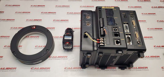 Keyence Vision CV-X252AP Camera CA-HX048M Light CA-DC30E CA-DRW10X With Cables - Caliber Automation Online Store