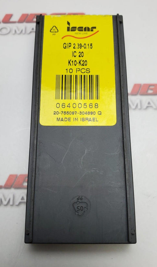 Iscar GIP 2.39-015 IC20 Insert (Pack of 10) - Caliber Automation Online Store