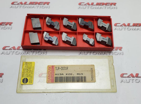 Sandvik TLR-3031R H13A K20 M15 Insert (Pack of 10) - Caliber Automation Online Store