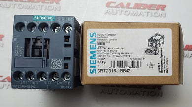 SIEMENS 3RT2016-1BB42 Contactor - Caliber Automation Online Store