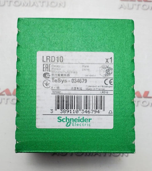 Schneider LRD10 Thermal Overload Relay - Caliber Automation Online Store