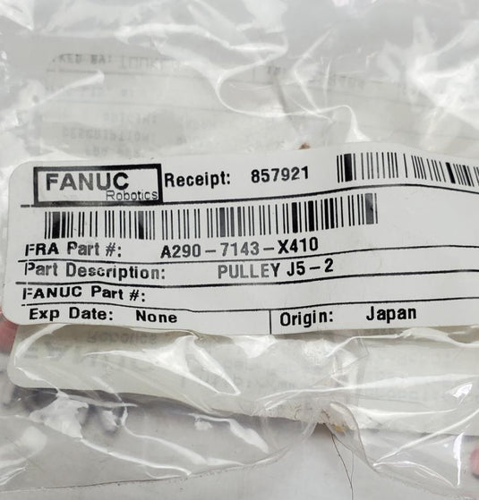 FANUC A290-7143-X410 PULLEY J5-2 - Caliber Automation Online Store