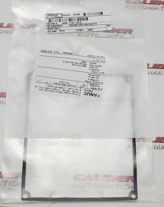 FANUC A290-7142-X219 PACKING FOR CON.PLATE S - Caliber Automation Online Store