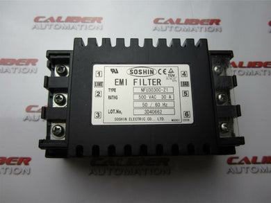 SOSHIN EMI FILTER NFU3030C-Z1 - Caliber Automation Online Store